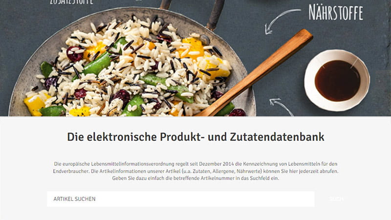apetito_Artikelinfo_elektronische Produkt- und Zutatendatenbank