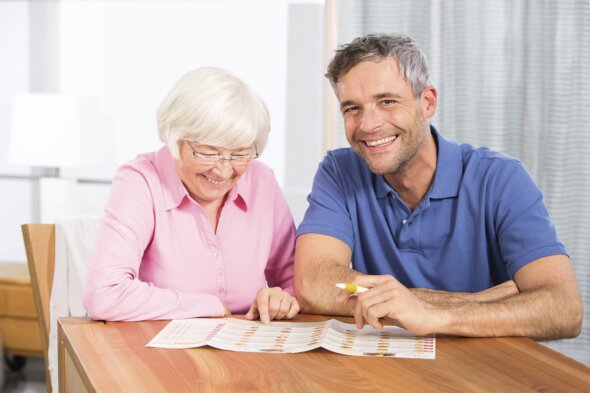 apetito_Senioren und Kurier lesen Menükarte