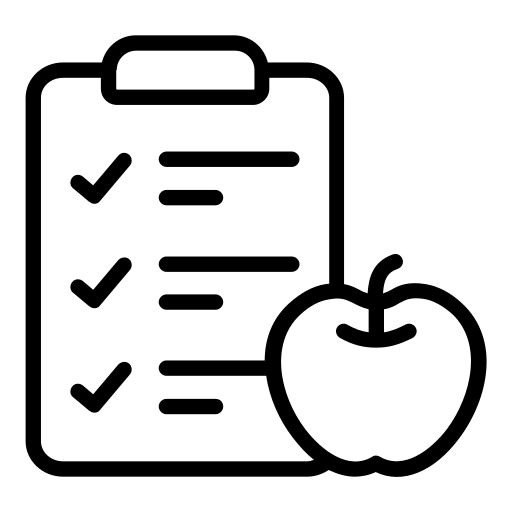 Gesundheit und Ernährung Icon