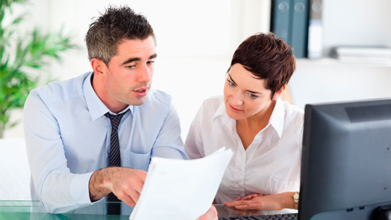 Professionelle Neukundengewinnung Frau und Mann