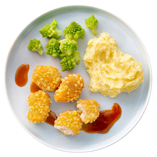 Gericht mit Nuggets