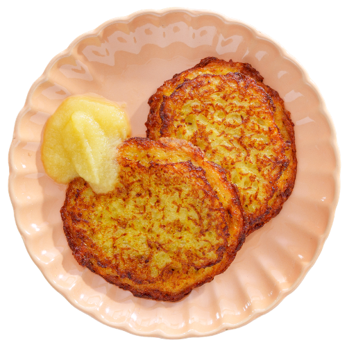Reibekuchen mit Apfelmuß
