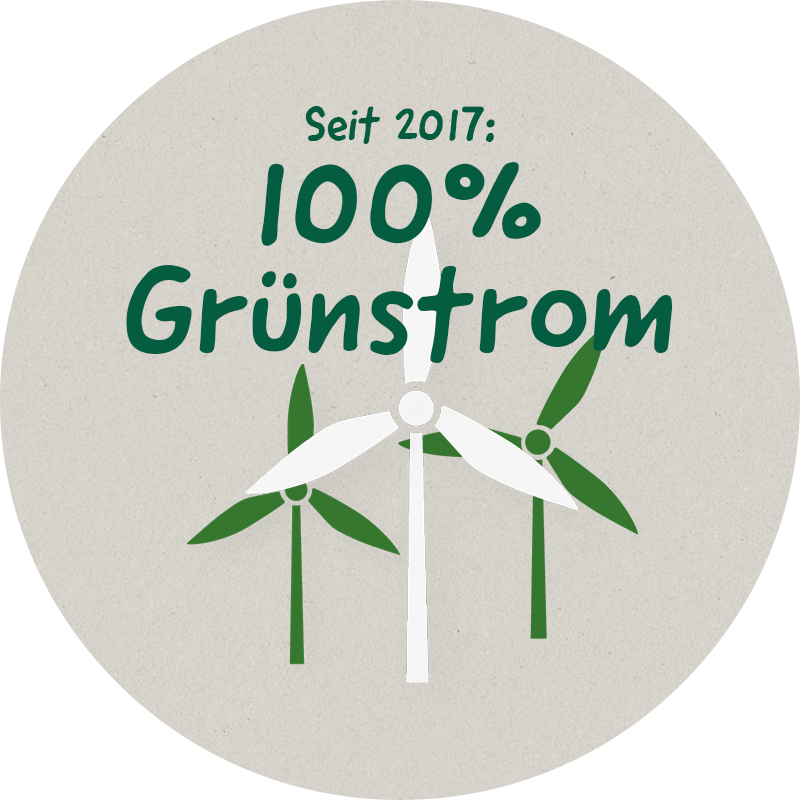 Seit 2017: 100% Grünstrom