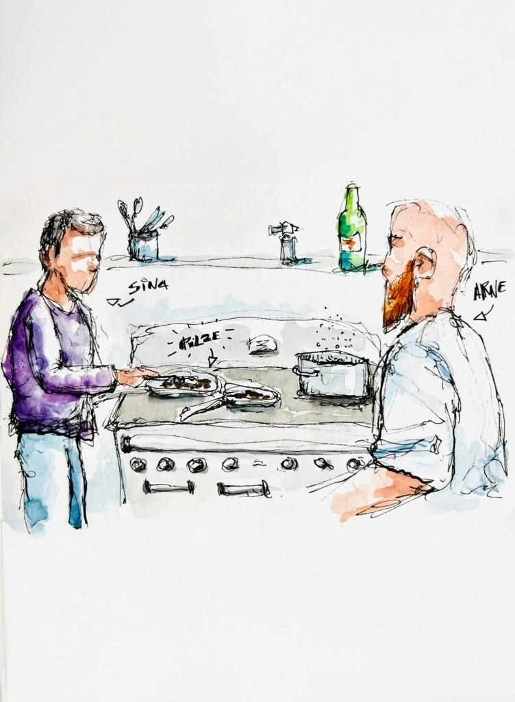 Menschen in der Küche