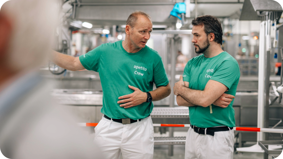 Einarbeitung in der Produktion