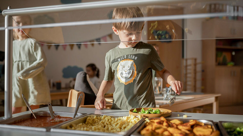 Kind-am-Buffet