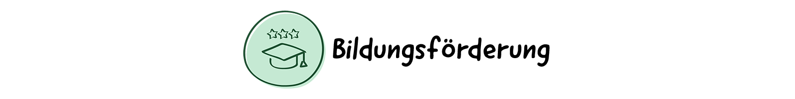 Bildungsförderung