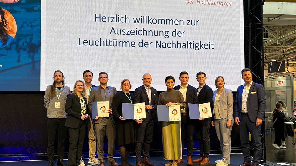 Gewinner der Auszeichnung "Leuchttürme der Nachhaltigkeit"