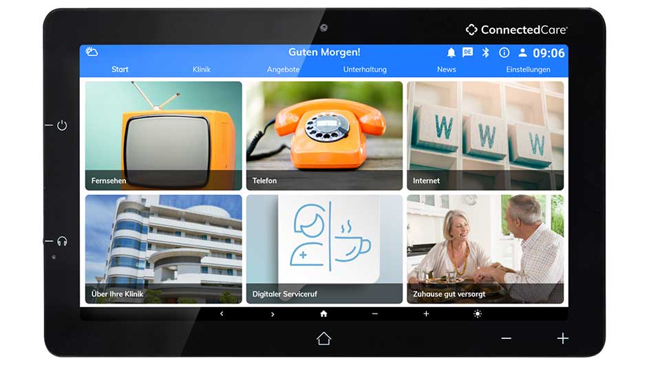 Screenshot Startbildschirm
