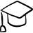 Absolventenhut als Icon