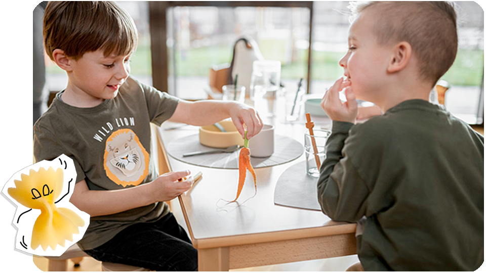 Wissen-zwei-Kinder-am-Tisch