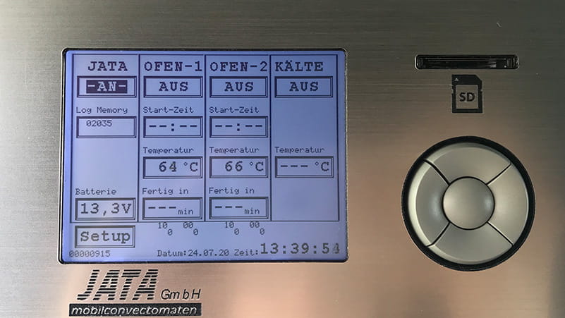 Bedienfeld Frischemobil