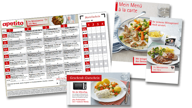 Vermarktungsunterstützung für Mahlzeitendienste