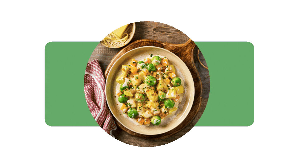 Abbildung sich drehender Menüs