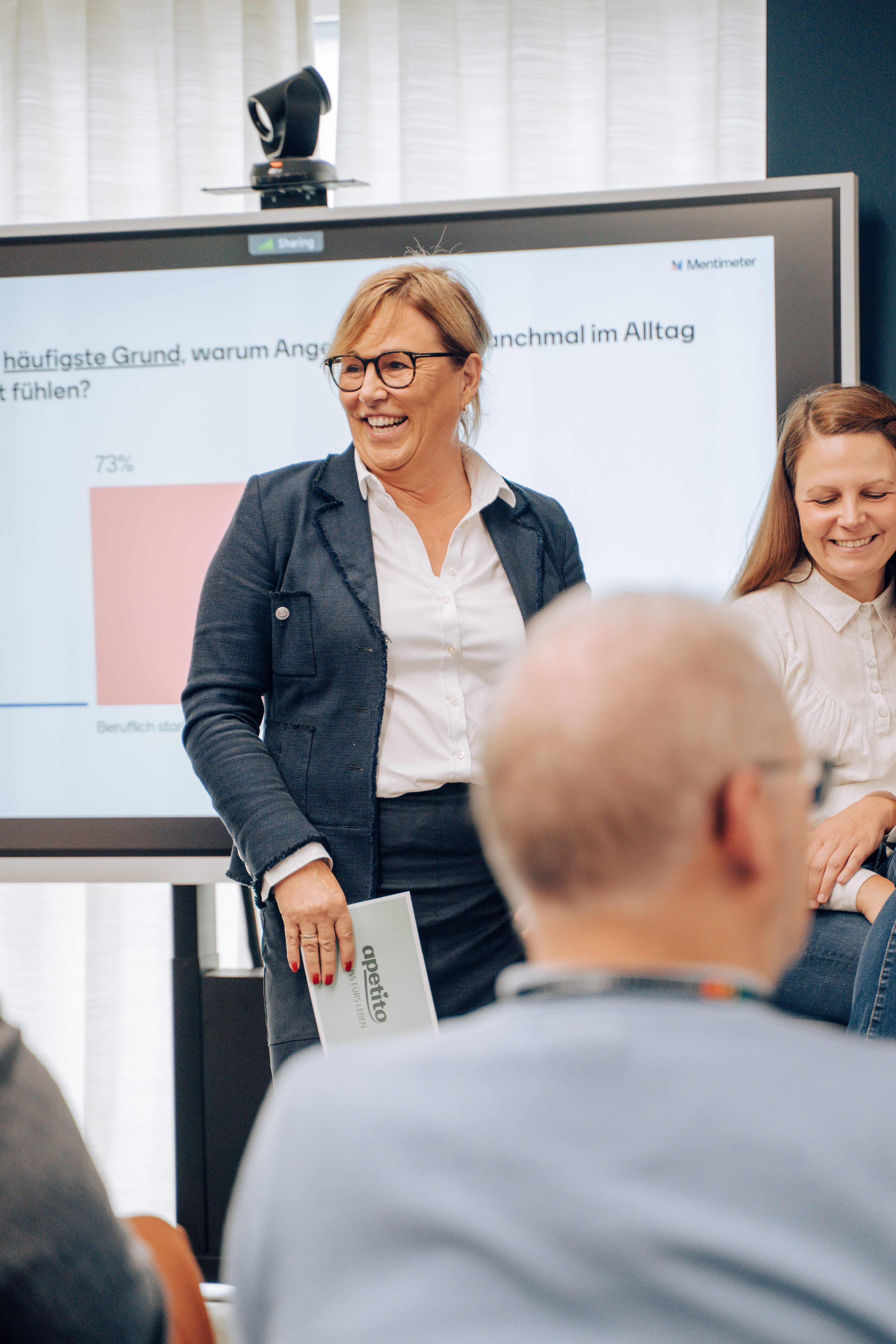 Menueservice-Marketing-Summit_Ellen Ecker führt durch das Quiz