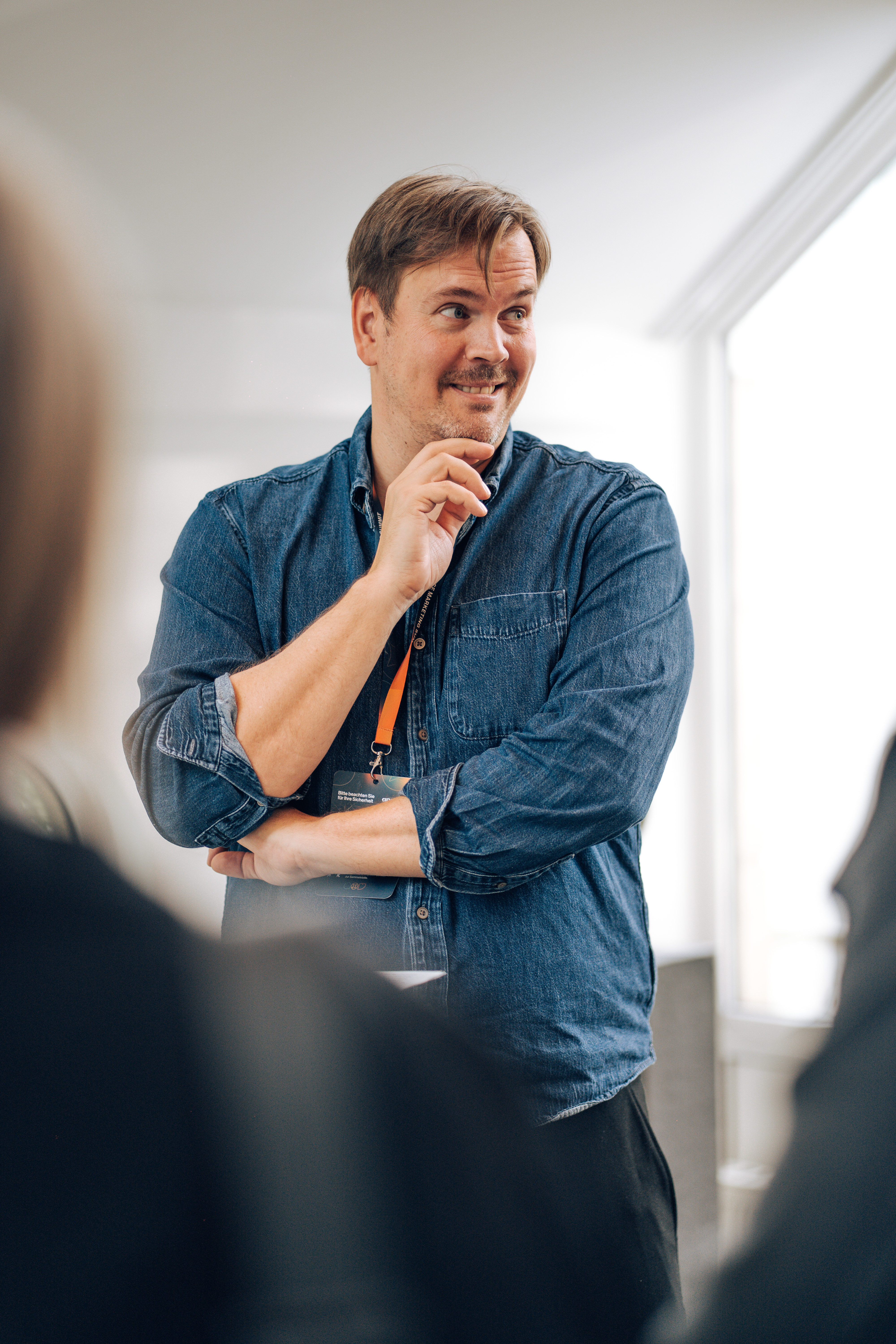 Menueservice-Marketing-Summit_Ein Teilnehmer lacht