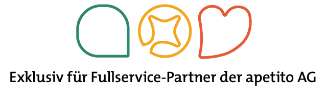 Logo Menüservice Marketing Summit mit Hinweis 