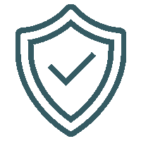 Datensicherheit Icon Haken