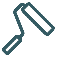 Design Icon Farbe Roller