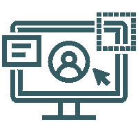 Bildschirm Computer Live Icon Fenster Maus