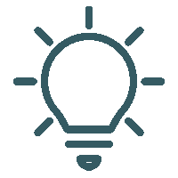 Glühbirne Icon Interesse