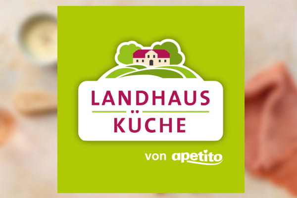 Logo der Landhausküche mit hellem Hintergrund 