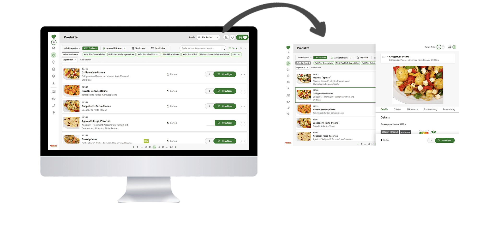 Produktbestellungen und Infos