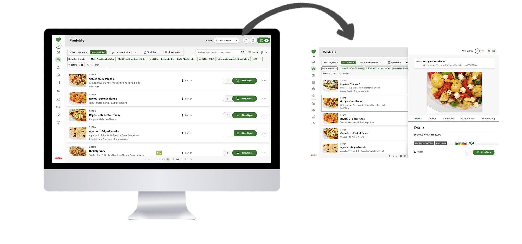 Produktbestellungen und Infos