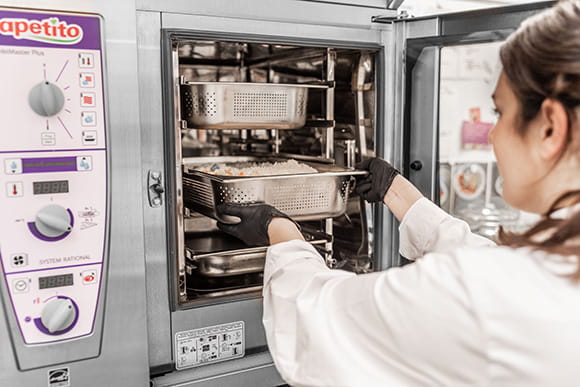 Zubereitung im Combidämpfer 